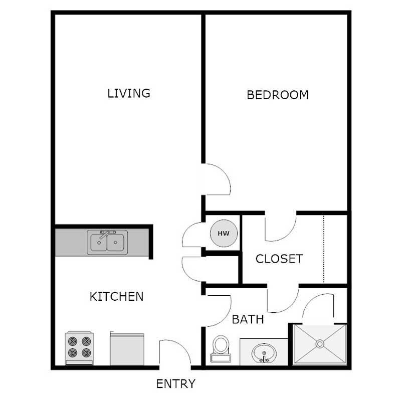 Floor Plans Creekside Seniors Apartments Nicholasville, Kentucky