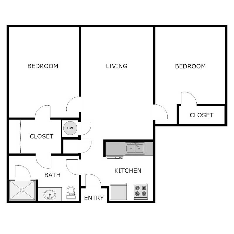 Floor Plans Creekside Seniors Apartments Nicholasville, Kentucky